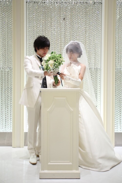 チャペル式　結婚証明書